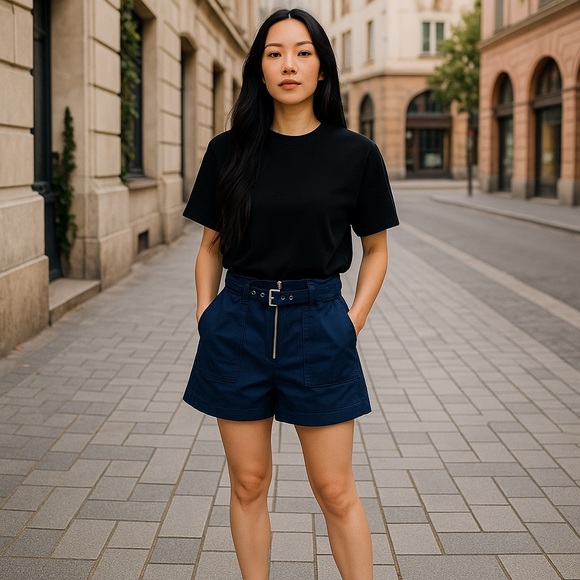 Banana Republic Pants - Banana Republic Shorts, Women’s Shorts, Navy Blue Shorts, Banana Republic